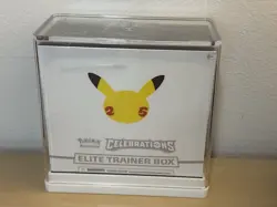 2021 Pokemon Celebrations Factory Sealed ETB Elite Trainer Box - Image 1