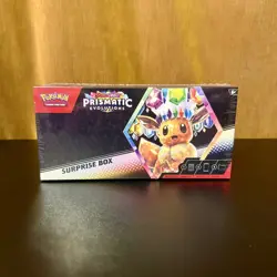 Pokemon TCG Scarlet & Violet Prismatic Evolutions Surprise Box Sealed - Image 1