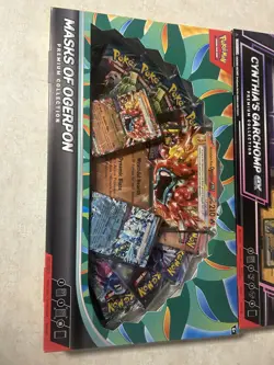 Pokemon TCG Cynthia's Garchomp ex Premium Collection Box and Masks of Ogrepon - Image 3