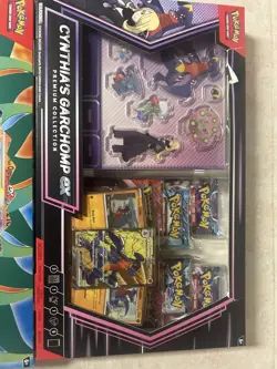 Pokemon TCG Cynthia's Garchomp ex Premium Collection Box and Masks of Ogrepon - Image 4