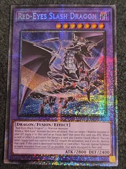 Yugioh! Red-Eyes Slash Dragon - MP25-EN031 - Starlight Rare - 1st Edition Near M - Image 1