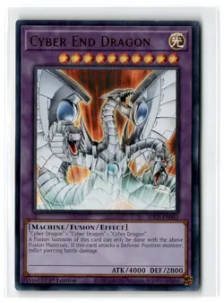 2021 Cyber Strike Structure Deck Cyber End Dragon #SDCS-EN041 Ultra Rare - Image 1