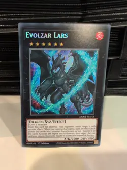 Yu-Gi-Oh! TCG Evolzar Lars Duelist Nexus DUNE-EN043 1st Edition Secret Rare NM - Image 1