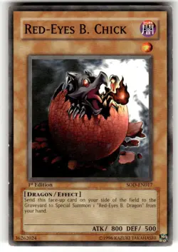 Red-Eyes B. Chick - SOD-EN017 - YuGiOh-LP - Image 1