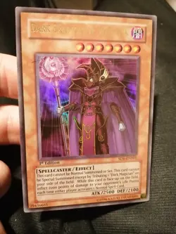 Yugioh Dark Eradicator Warlock SD6-EN001 Ultra Rare 1st First Edition - Image 1