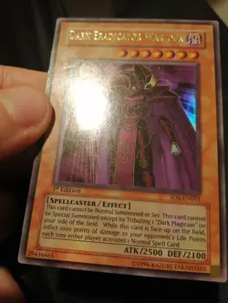 Yugioh Dark Eradicator Warlock SD6-EN001 Ultra Rare 1st First Edition - Image 2