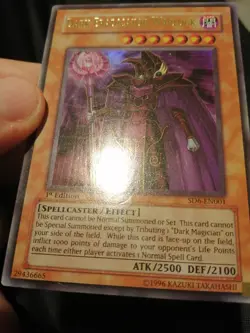 Yugioh Dark Eradicator Warlock SD6-EN001 Ultra Rare 1st First Edition - Image 3