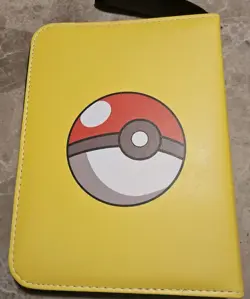 Pikachu And Eevee Binder For Card Collecting With Sleeves New - Image 2