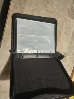 Pikachu And Eevee Binder For Card Collecting With Sleeves New - Image 4