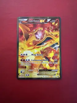 Charizard EX XY121 Full Art XY Holo Black Star Promo Pokemon Card DMG - Image 1