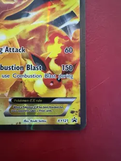 Charizard EX XY121 Full Art XY Holo Black Star Promo Pokemon Card DMG - Image 4