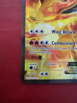 Charizard EX XY121 Full Art XY Holo Black Star Promo Pokemon Card DMG - Image 5