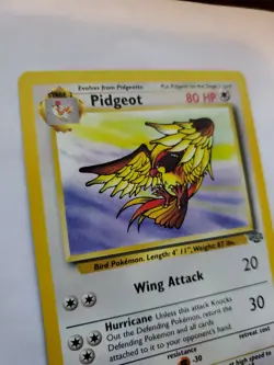 Pidgeot Jungle Set Pokemon Card Base Fossil WOTC NM + U - Image 2
