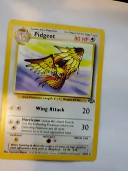Pidgeot Jungle Set Pokemon Card Base Fossil WOTC NM + U - Image 3