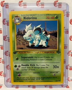 Nidorina - 1st Edition - Pokemon Card - Jungle Set 1999 - 40/64 WOTC - TCG - NM - Image 1