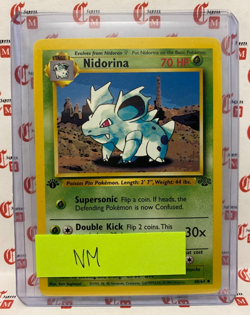 Nidorina - 1st Edition - Pokemon Card - Jungle Set 1999 - 40/64 WOTC - TCG - NM - Image 2