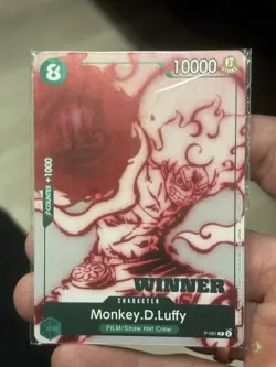 Monkey D. Luffy WINNER Sealed | Promo P-061 One Piece TCG Card Game & Japanese - Image 5