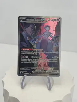 Pokemon TCG Destined Rivals Team Rockets Mewtwo EX Card 231/182 - Image 1