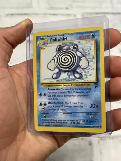 Pokemon Poliwhirl 57/130 - BASE SET 2 - VINTAGE WOTC POKEMON CARD -NM/MT TCG Vtg - Image 2