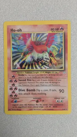 Pokemon Lugia 9/111, Ho-Oh 7/74, Celebi 3/74 Holo Rare Lot Of 3 Cards - Image 5