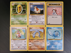 Pokemon TCG Spanish 1st Edition Base Set Lot of 6 Vintage Cards - Image 1
