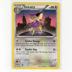 Pokemon TCG Delcatty 114/149 BW Boundaries Crossed Regular Card EN-MP 2012 - Image 1
