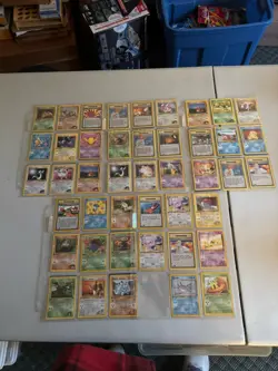 Pokemon Vintage Card Lot 80 Cards All 1st Editions - Image 1