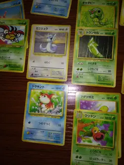 Pokemon Cards 1996 Japanese Lot Mostly Original base set Pikachu Eevee Dratini - Image 5