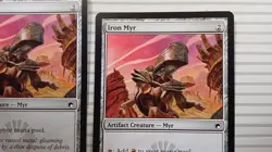 Magic: the Gathering - Scars of Mirrodin ~ Common ~ Iron Myr x 2 - Image 2