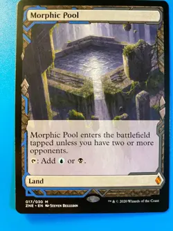 MTG 1x Morphic Pool # 17 Zendikar Rising Expeditions Magic the Gathering x1 NM - Image 1