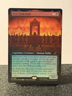 Fire Lord Ozai Extended FOIL MTG Avatar: TLA NM M 186 - Image 1