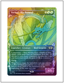 1x Yorion, Sky Nomad, Foil, Showcase Multiverse Legends, MTG NM - Image 1
