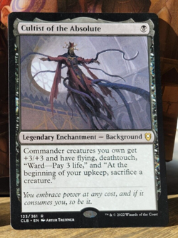 CULTIST OF THE ABSOLUTE Magic the Gathering MTG NM/M Baldur's Gate commander - Image 1