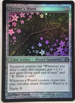 Diviner's Wand Foil X1 Morningtide Mtg Magic the Gathering - Image 1