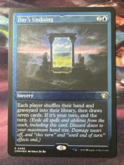 Day's Undoing - Etched FOIL - CMM #486 Rare, NM, MTG - Image 1