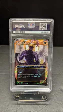 2025 MTG Final Fantasy Kefka Court Mage Borderless SURGE FOIL 0543 PSA 10 FF6 - Image 2