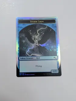 MTG - Storm Crow Token (Foil) - Unstable (UST) NM/M Condition - Image 1