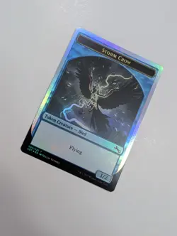 MTG - Storm Crow Token (Foil) - Unstable (UST) NM/M Condition - Image 2