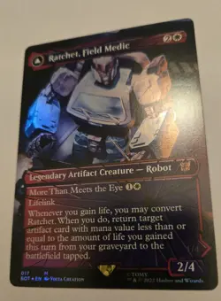 Ratchet, Field Medic (Shattered Glass) Universes Beyond: Transformers Foil - Image 1