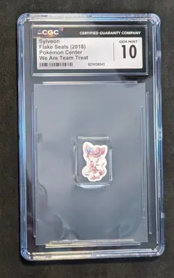 Pokemon Center Flake Seals Sylveon - We Are Team Treat, 2018 - CGC 10 - Image 1