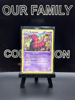 Pokemon Card CRACKED ICE Holo Scolipede 40/98 BW Emerging Powers NM 2011 - Image 1