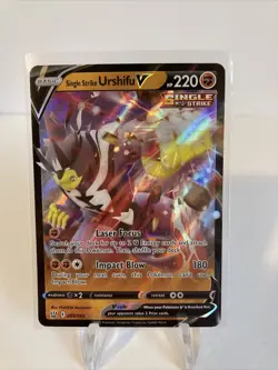 Pokemon TCG Single Strike Urshifu V Sword & Shield - Battle Styles 085/163 Holo - Image 1