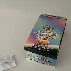 Pokemon TCG: Prismatic Evolutions Booster Bundle Display Case Unsealed 10 pks - Image 1