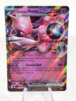Team Rocket's Mewtwo EX 081/182 - Destined Rivals - Double Rare - Pokemon - NM - Image 1