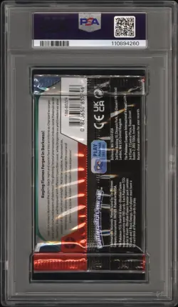 2023 Pokemon S&V Obsidian Flames Booster Pack Terastallized Dragonite PSA 9 Mint - Image 2