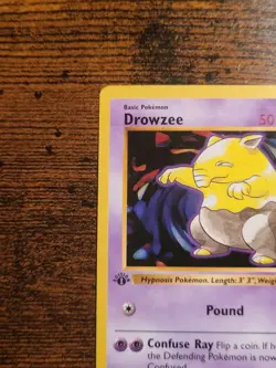 Pokemon Drowzee Common 1st Edition Base Set Shadowless 49/102 NM - Image 3