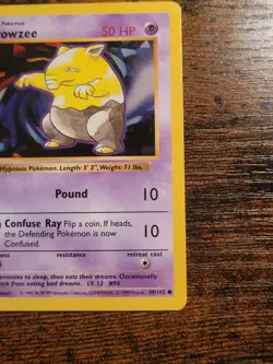 Pokemon Drowzee Common 1st Edition Base Set Shadowless 49/102 NM - Image 5