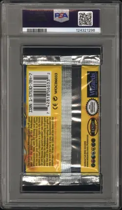 1999 Pokemon Base Set Booster Pack PSA 8 Charizard Art - Image 2