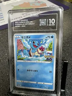 SQUIRTLE #290/S-P TAG 10 Gem Mint 2022 Pokemon Swsh JPN PROMO HOLO - Image 2