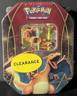 Pokemon 2014 XY Power Trio Charizard EX Tin Factory Sealed (2016 Reprint) - Image 1